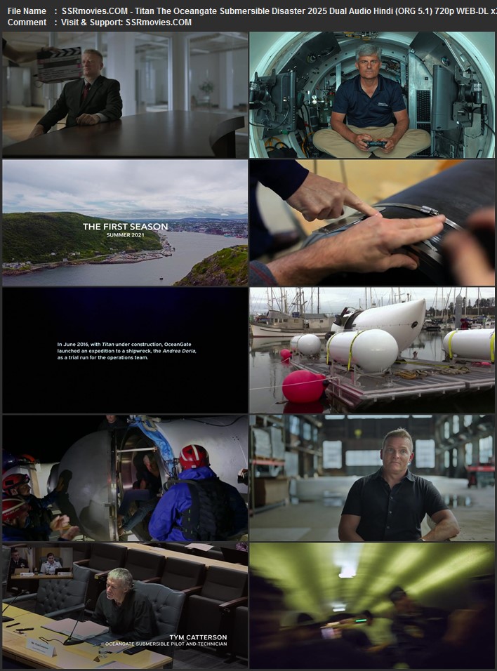 Titan: The OceanGate Disaster 2025 Dual Audio Hindi (ORG 5.1) 1080p 720p 480p WEB-DL x264 ESubs Full Movie Download
