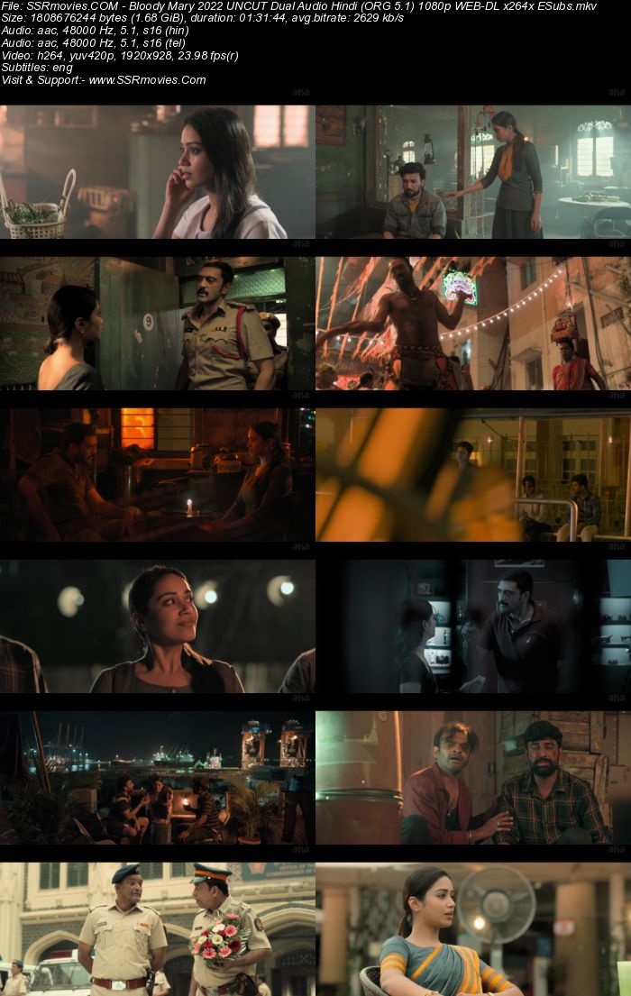 Bloody Mary 2022 UNCUT Dual Audio Hindi (ORG 5.1) 1080p 720p 480p WEB-DL x264 ESubs Full Movie Download