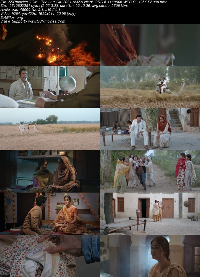 The Lost Girl 2024 Hindi (ORG 5.1) 1080p 720p 480p WEB-DL x264 ESubs Full Movie Download