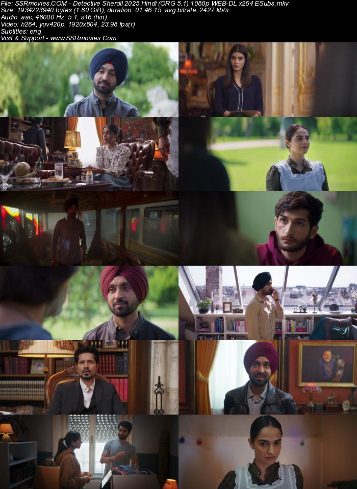 Detective Sherdil 2025 Hindi (ORG 5.1) 1080p 720p 480p WEB-DL x264 ESubs Full Movie Download