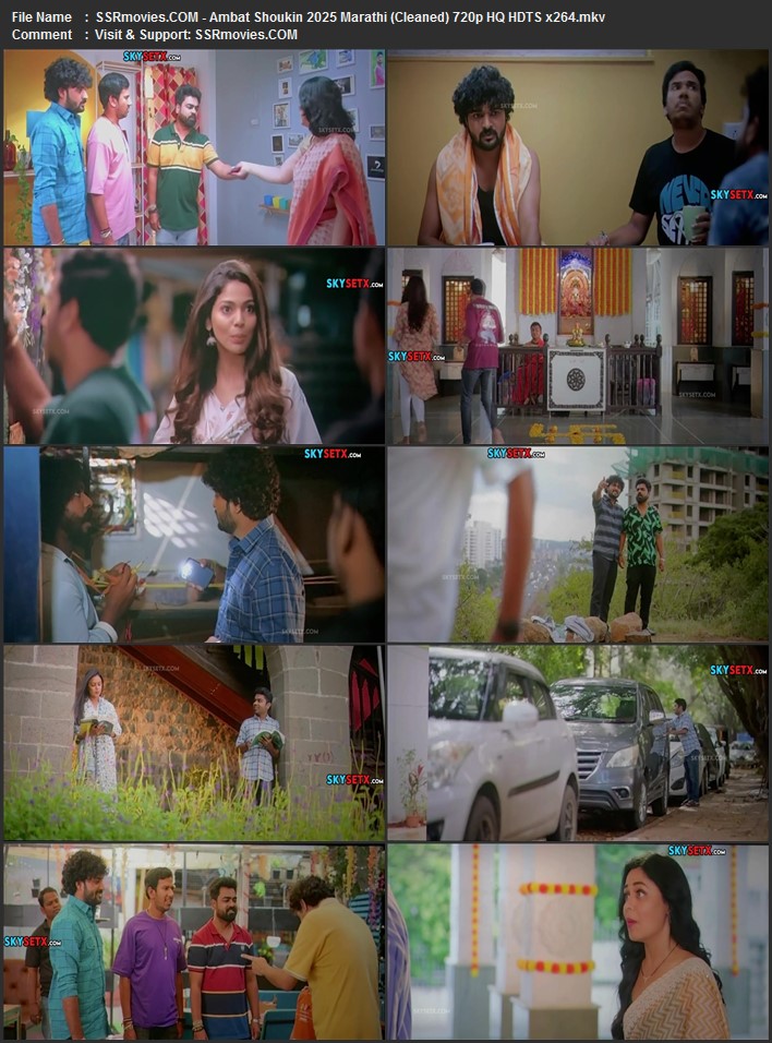 Ambat Shoukin 2025 Marathi (Cleaned) 1080p 720p 480p HQ HDTS x264 ESubs Full Movie Download