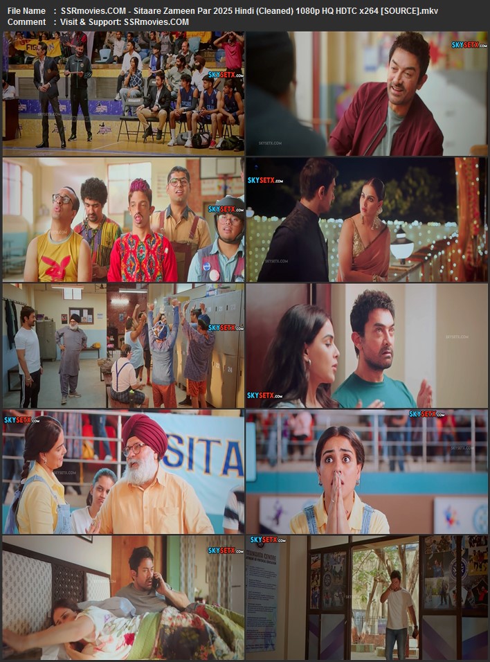Sitaare Zameen Par 2025 Hindi (Cleaned) 1080p 720p 480p HQ HDTC x264 Full Movie Download