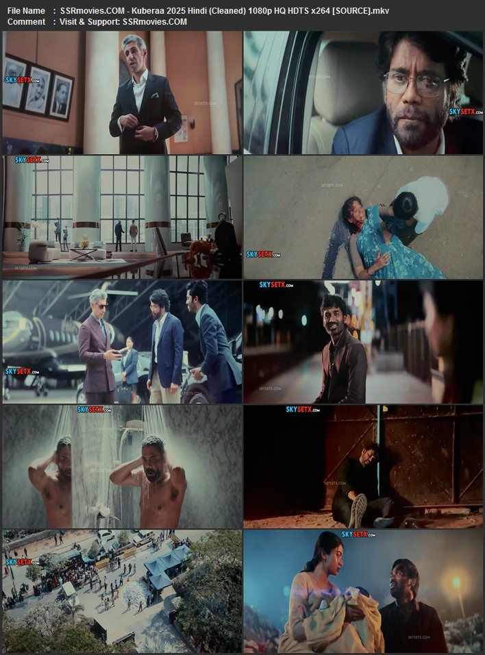 Kuberaa 2025 Hindi (Cleaned) 1080p 720p 480p HQ HDTS x264 Full Movie Download