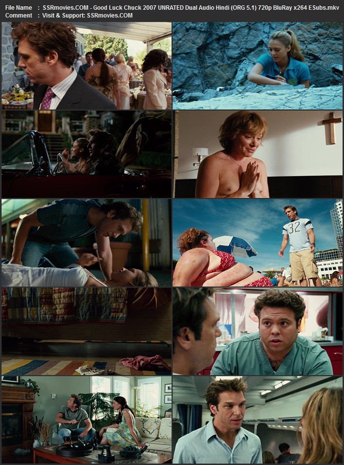 Good Luck Chuck 2007 Dual Audio Hindi (ORG 5.1) 1080p 720p 480p BluRay x264 ESubs Full Movie Download