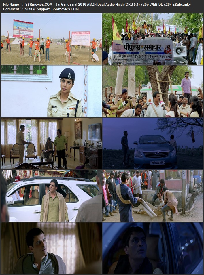 Jai Gangaajal 2016 Dual Audio Hindi (ORG 5.1) 1080p 720p 480p WEB-DL x264 ESubs Full Movie Download