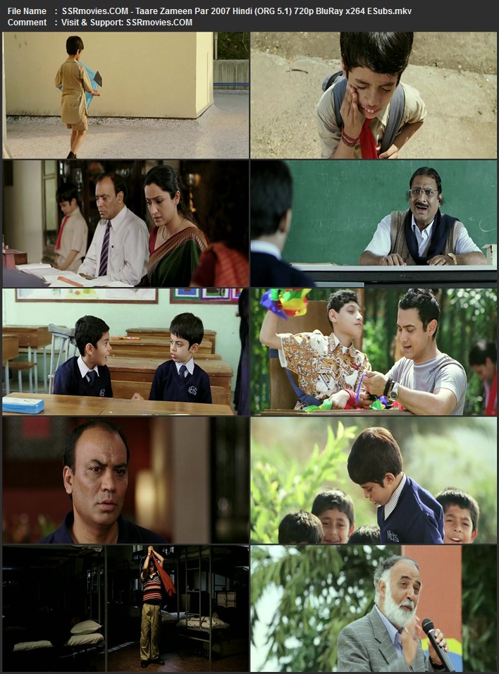 Like Stars on Earth 2007 Hindi 1080p 720p 480p BluRay x264 ESubs Full Movie Download