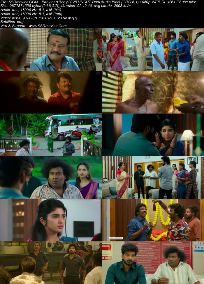 Baby & Baby 2025 UNCUT Dual Audio Hindi (ORG 5.1) True 4K 1080p 720p 480p WEB-DL x264 ESubs Full Movie Download