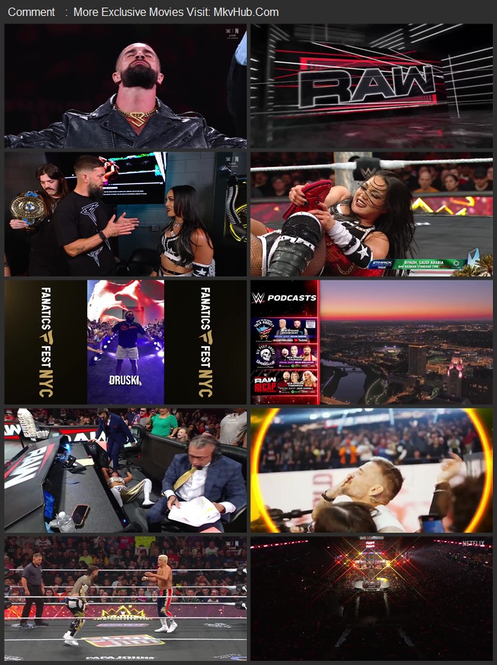 WWE Monday Night Raw 23rd June 2025 720p 1080p WEBRip x264 3.3GB
