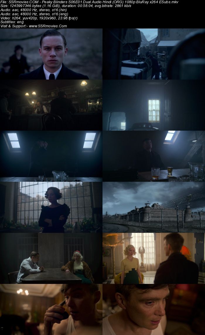 Peaky Blinders S06 Complete Dual Audio Hindi (ORG) 1080p 720p 480p BluRay x264 ESubs Watch and Download
