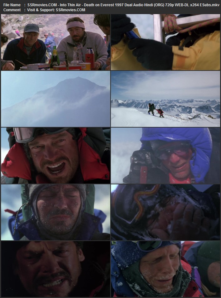 Into Thin Air: Death on Everest 1997 Dual Audio Hindi (ORG) 720p 480p WEB-DL x264 ESubs Full Movie Download