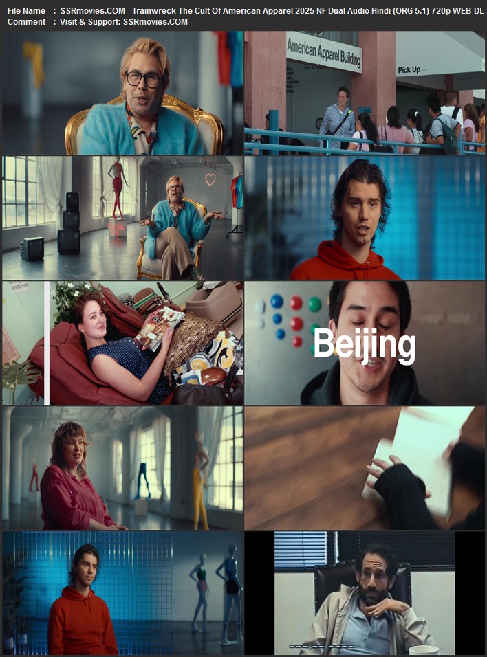 Trainwreck: The Cult of American Apparel 2025 Dual Audio Hindi (ORG 5.1) 1080p 720p 480p WEB-DL x264 ESubs Full Movie Download