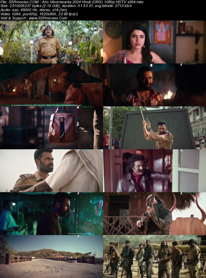 Aho Vikramaarka 2024 Hindi (ORG) 1080p 720p 480p HDTV x264 Full Movie Download