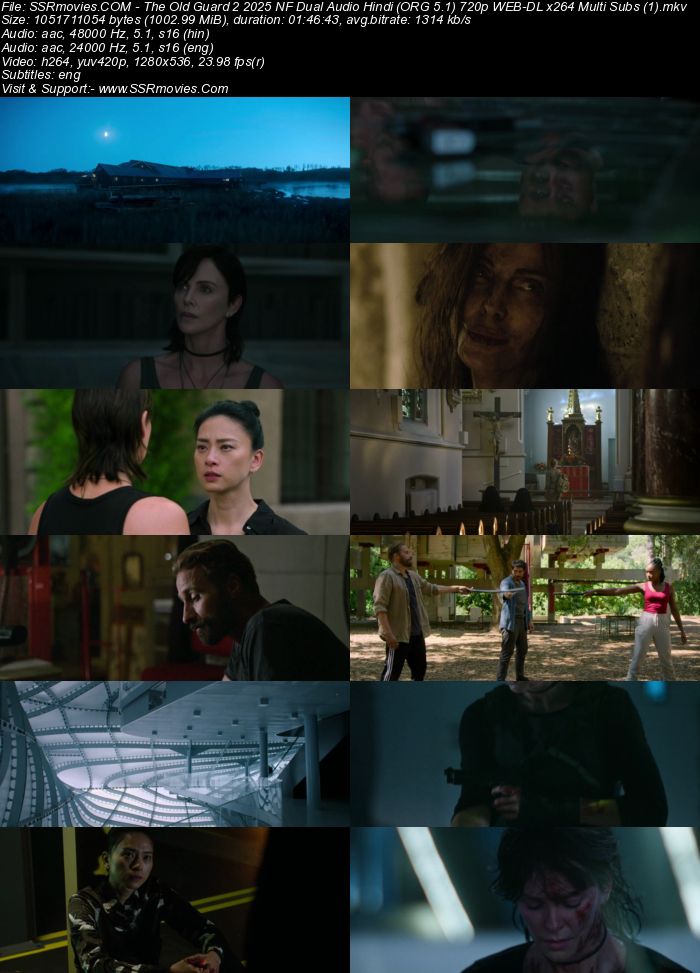 The Old Guard 2 2025 NF Dual Audio Hindi (ORG 5.1)1080p 720p 480p WEB-DL x264 Multi Subs Full Movie Download