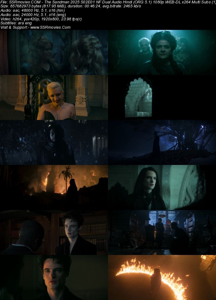 The Sandman 2025 S02 Complete NF Dual Audio Hindi (ORG 5.1) 1080p 720p 480p WEB-DL x264 Multi Subs Download