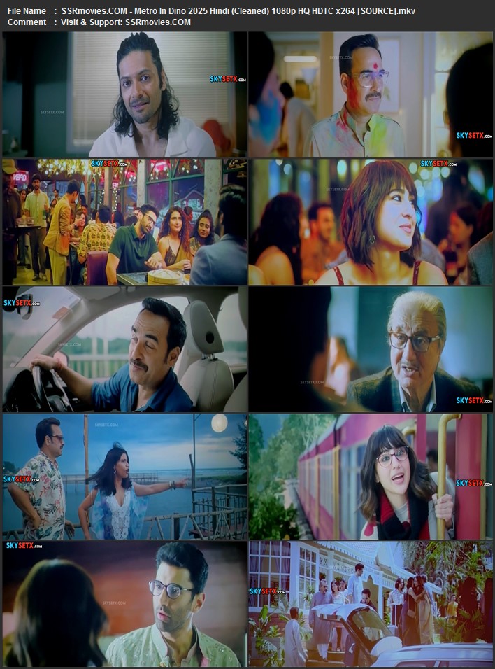 Metro In Dino 2025 Hindi (Cleaned) 1080p 720p 480p HQ HDTC x264 Full Movie Download