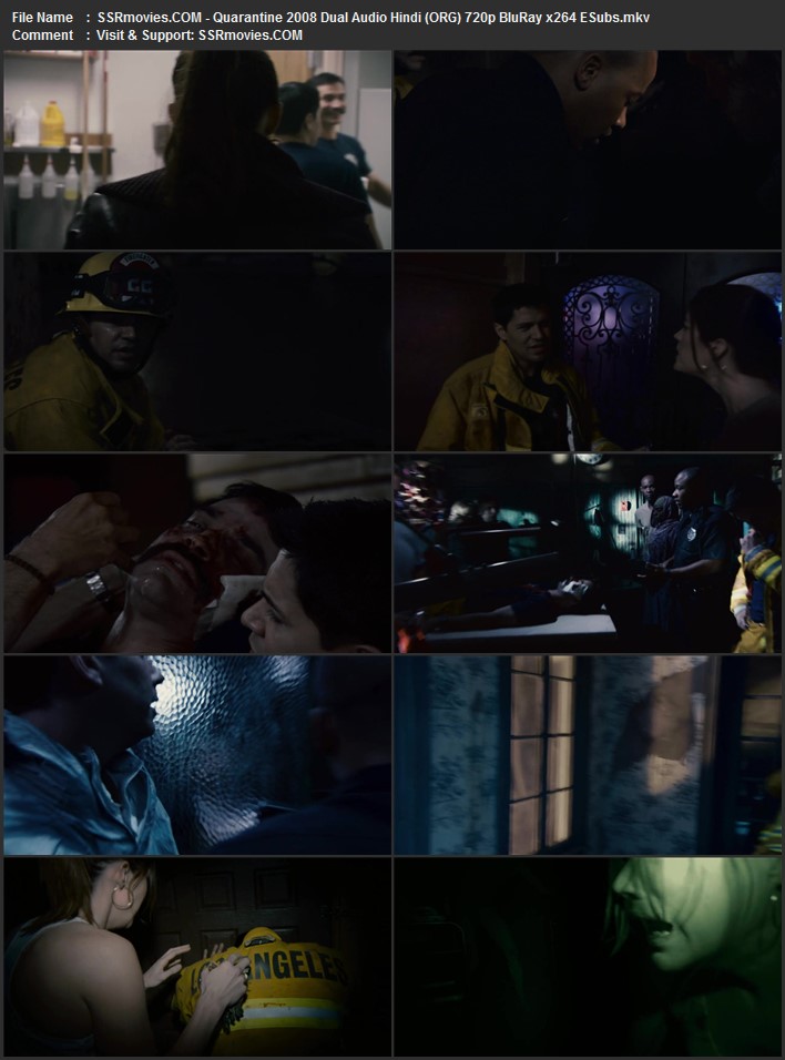 Quarantine 2008 English 720p 480p BluRay x264 ESubs Full Movie Download