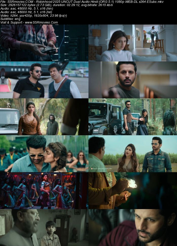 Robinhood 2024 UNCUT Dual Audio Hindi (ORG 5.1) 1080p 720p 480p WEB-DL x264 ESubs Full Movie Download