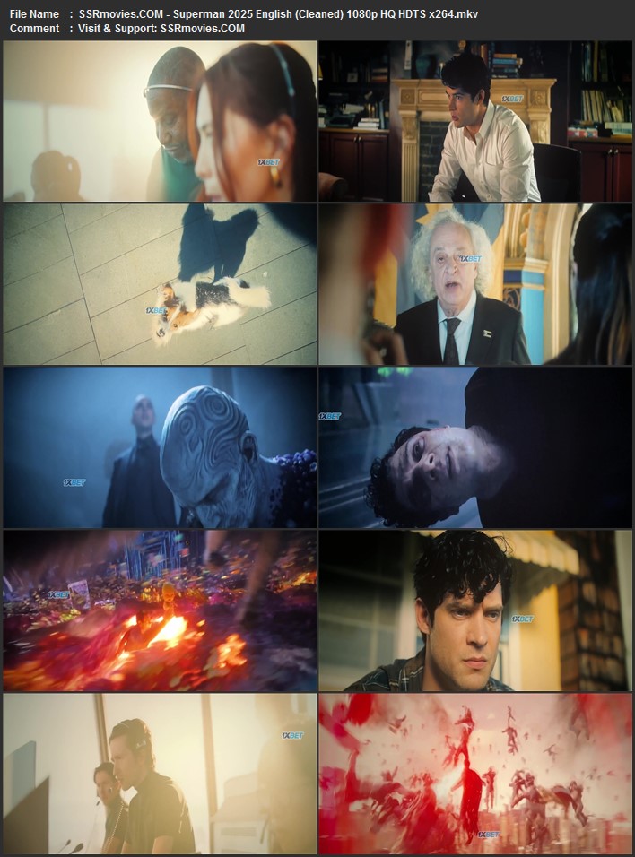 Superman 2025 English (Cleaned) 1080p 720p 480p HQ HDTS x264 ESubs Full Movie Download