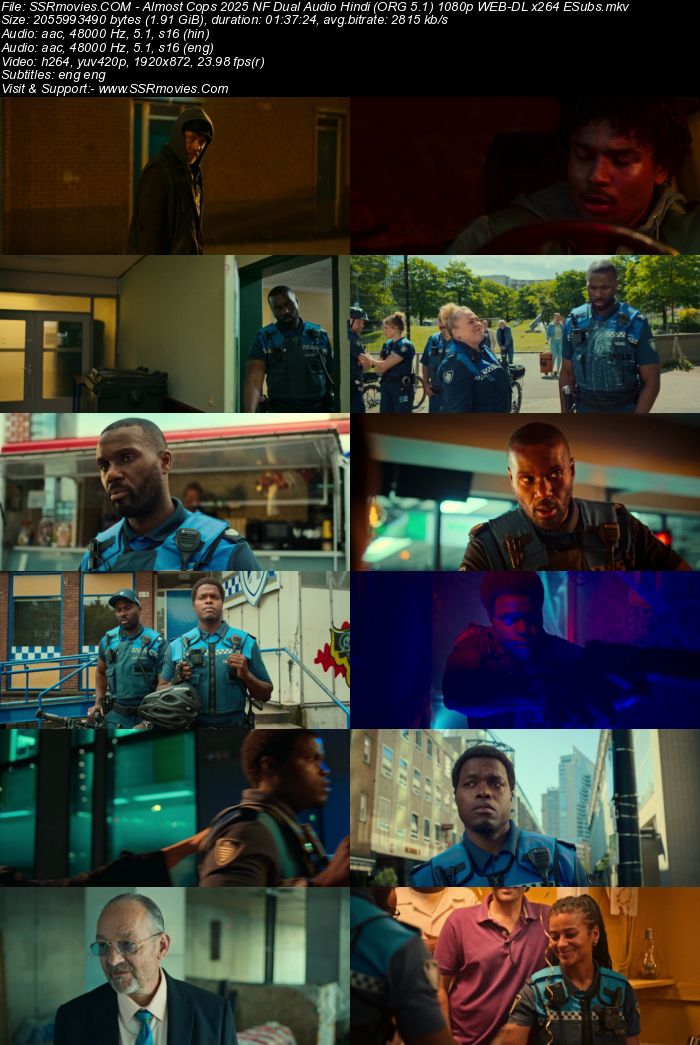Almost Cops 2025 NF Dual Audio Hindi (ORG 5.1) 1080p 720p 480p WEB-DL x264 ESubs Full Movie Download