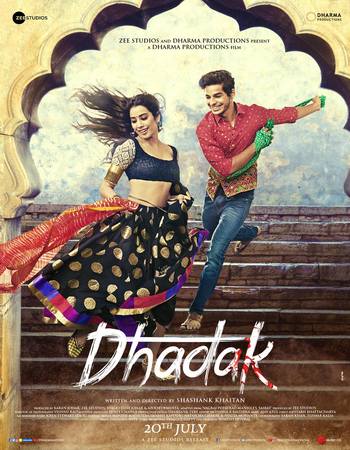 Dhadak 2018 Hindi [ORG 5.1] 720p 1080p BluRay x264 ESubs