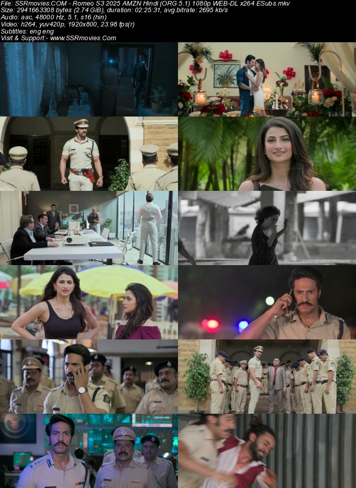 Romeo S3 2025 AMZN Hindi (ORG 5.1) 1080p 720p 480p WEB-DL x264 ESubs Full Movie Download