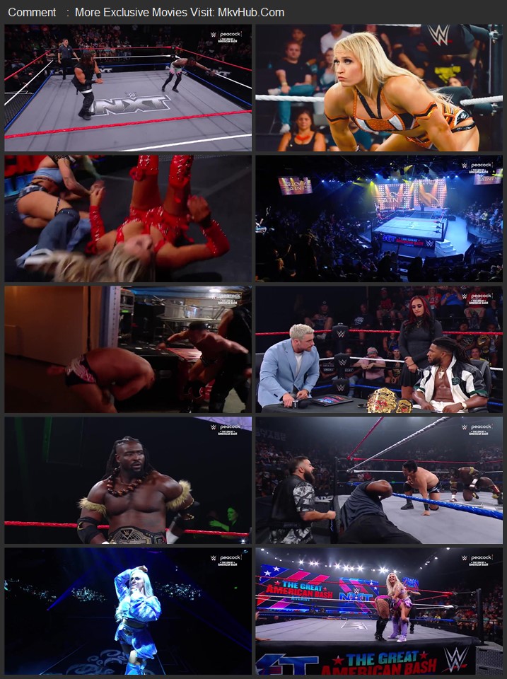NXT: The Great American Bash 2025 English [ORG 5.1] PPV 720p 1080p WEBRip x264 ESubs Download