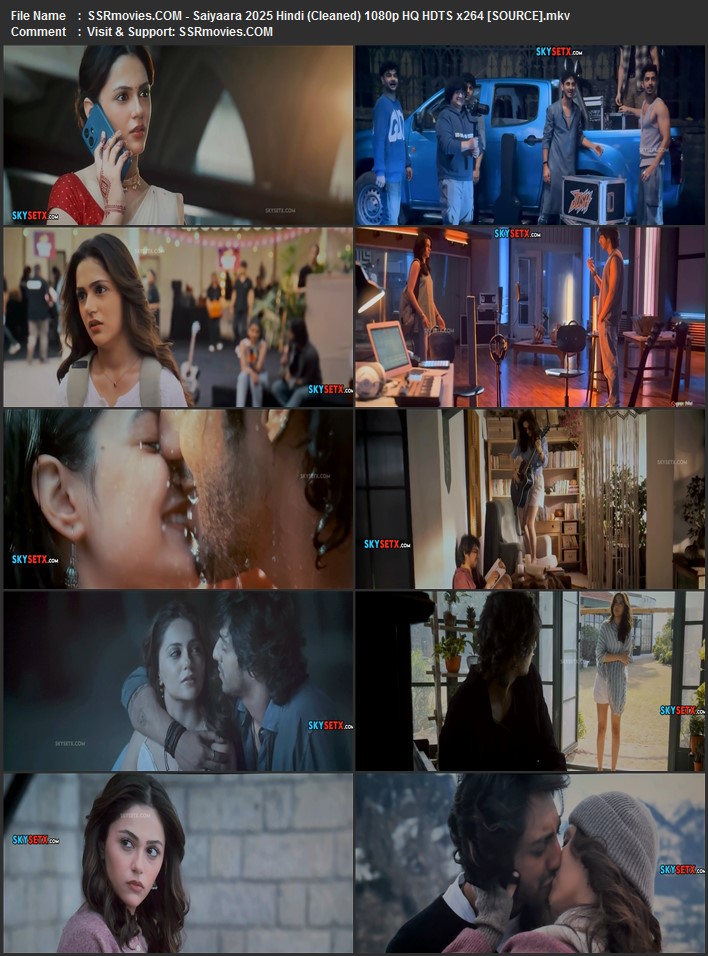 Saiyaara 2025 Hindi (Cleaned) 1080p 720p 480p HQ HDTS x264 ESubs Full Movie Download
