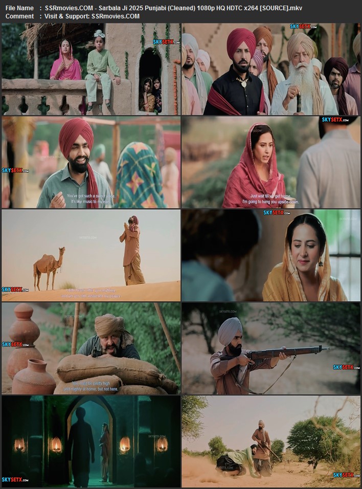 Sarbala Ji 2025 Punjabi (Cleaned) 1080p 720p 480p HQ HDTC x264 ESubs Full Movie Download