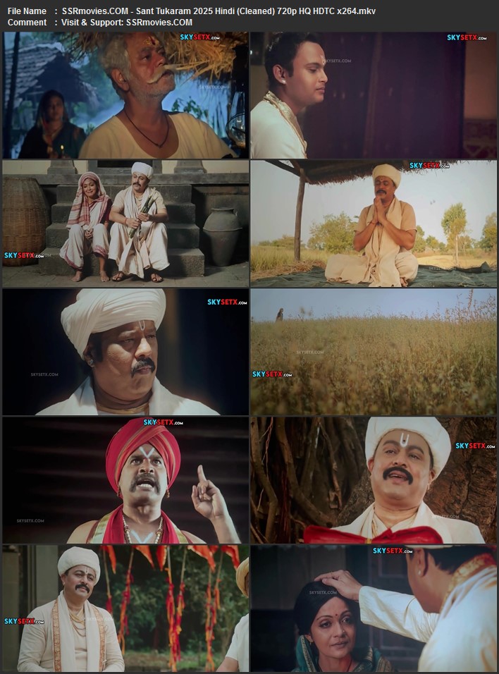 Sant Tukaram 2024 Hindi (Cleaned) 1080p 720p 480p HQ HDTC x264 ESubs Full Movie Download