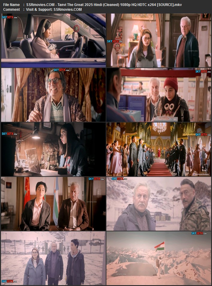 Tanvi: The Great 2025 Hindi (Cleaned) 1080p 720p 480p HQ HDTC x264 ESubs Full Movie Download