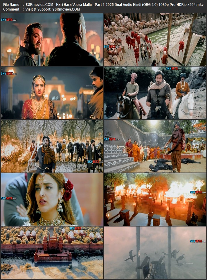 Hari Hara Veera Mallu 2025 Dual Audio Hindi (ORG 2.0) 1080p 720p 480p Pre-HDRip x264