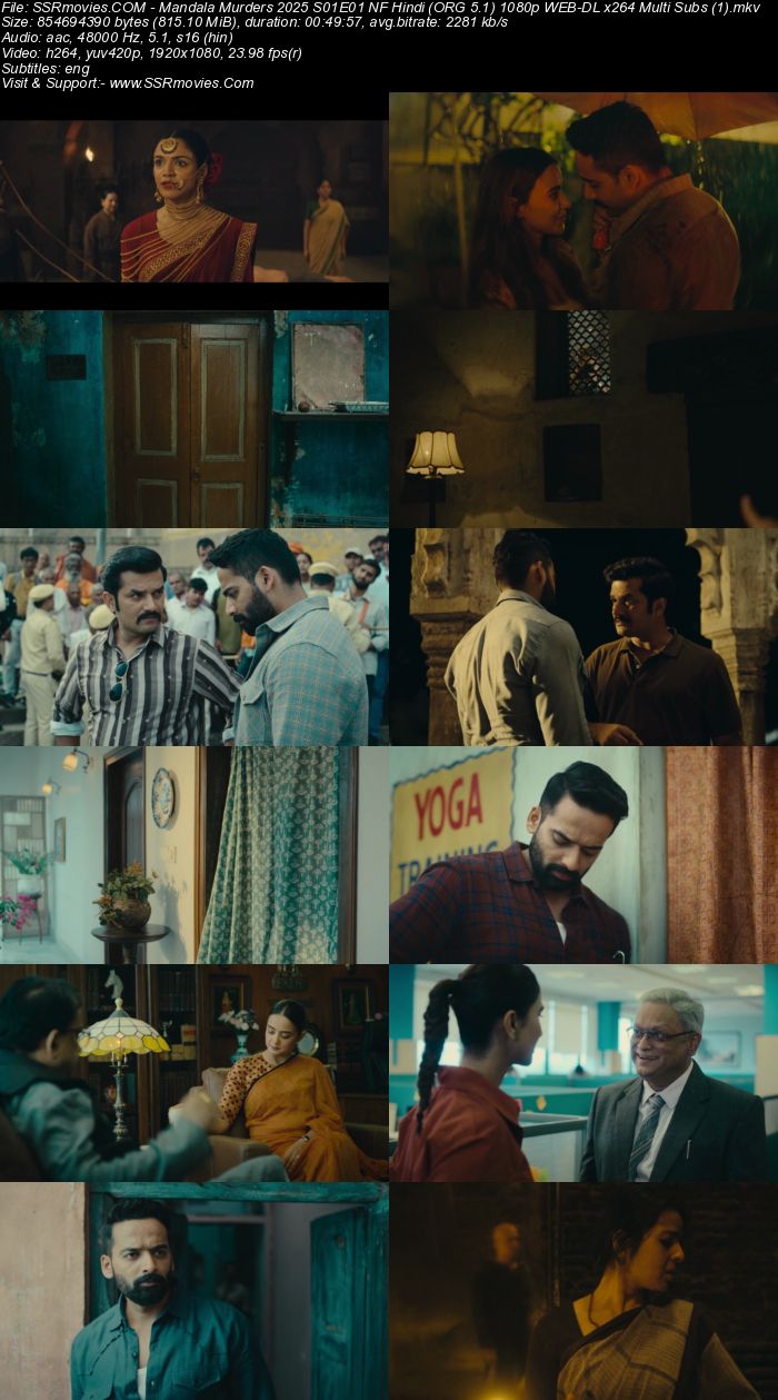 Mandala Murders 2025 S01 Complete NF Hindi (ORG 5.1) 1080p 720p 480p WEB-DL x264 Multi Subs