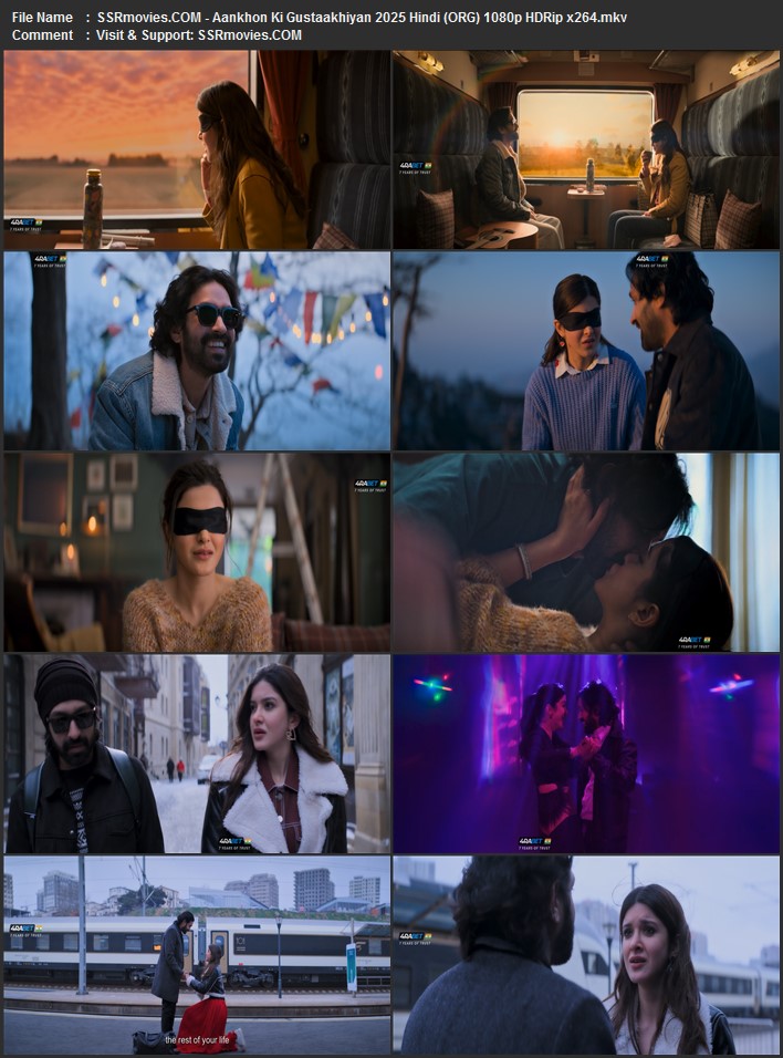 Aankhon Ki Gustaakhiyan 2025 Hindi (ORG) 1080p 720p 480p HDRip x264 ESubs
