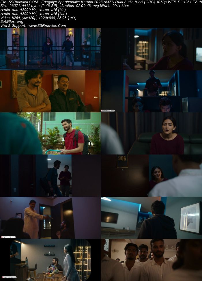 Edagaiye Apaghatakke Karana 2025 Dual Audio Hindi (ORG) 1080p 720p 480p WEB-DL x264 ESubs