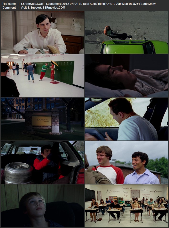 Sophomore 2012 Dual Audio Hindi (ORG) 720p 480p WEB-DL x264 ESubs