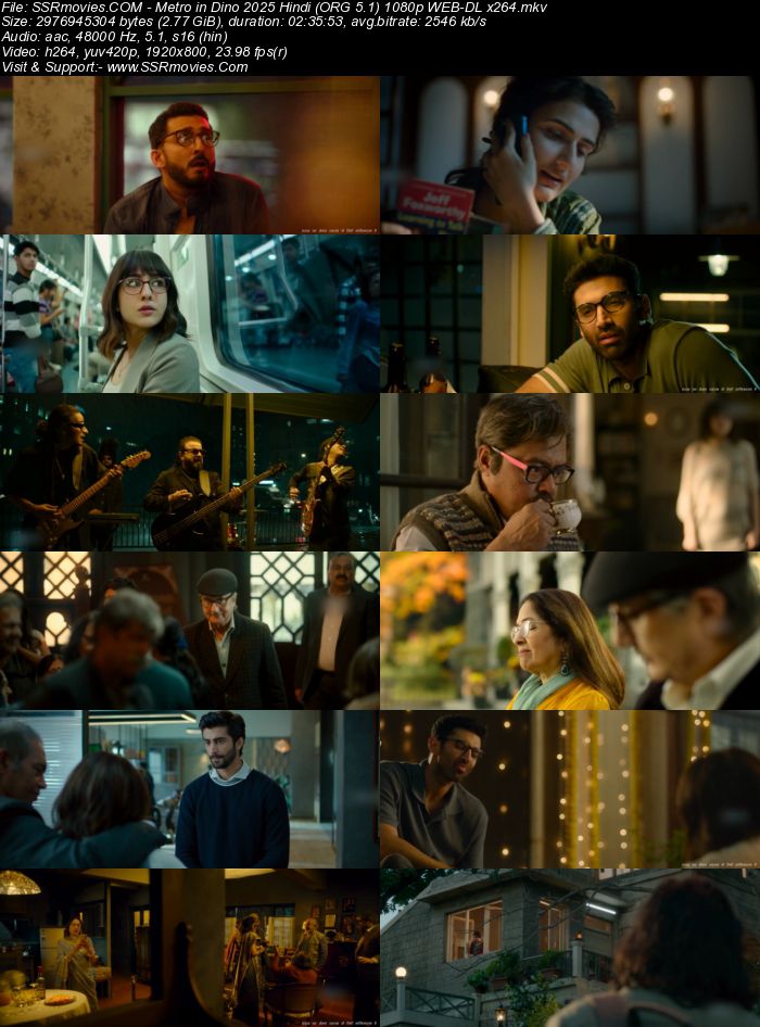 Metro.... In Dino 2024 Hindi (ORG 5.1) 1080p 720p 480p WEB-DL x264 ESubs