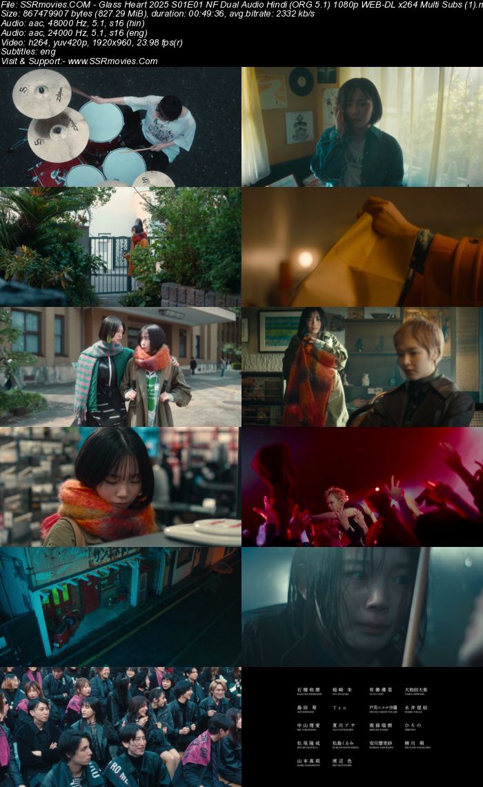 Glass Heart 2025 S01 Complete NF Dual Audio Hindi (ORG 5.1) 1080p 720p 480p WEB-DL x264 Multi Subs