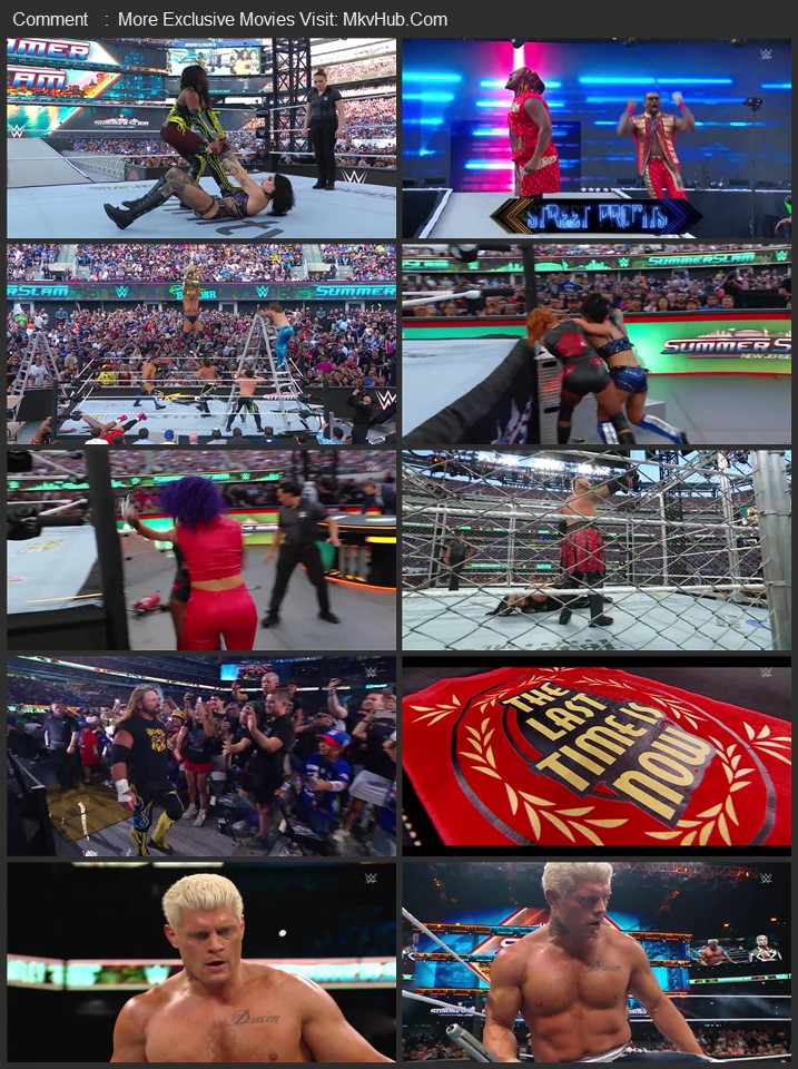 WWE SummerSlam 2025 English [ORG 5.1] PPV ((Night 01 & 02)) 720p 1080p WEBRip x264 ESubs Download