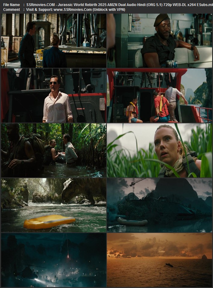 Jurassic World Rebirth 2025 AMZN Dual Audio Hindi (ORG 5.1) 4K 1080p 720p 480p WEB-DL x264 ESubs