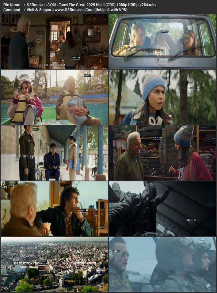 Tanvi: The Great 2025 Hindi (ORG) 1080p 720p 480p HDRip x264