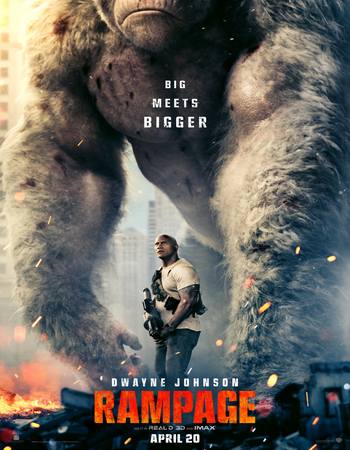 Rampage 2018 Dual Audio [Hindi-English] ORG 5.1 720p 1080p BluRay x264 ESubs