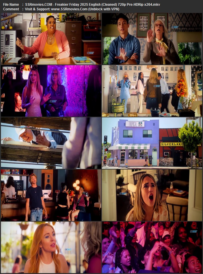 Freakier Friday 2025 English (Cleaned) 1080p 720p 480p Pre-HDRip x264 ESubs