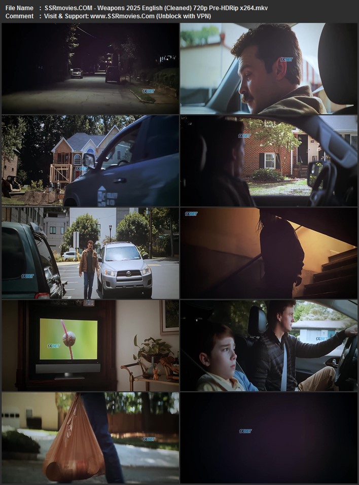 Weapons 2025 English 1080p 720p 480p Pre-HDRip x264 ESubs
