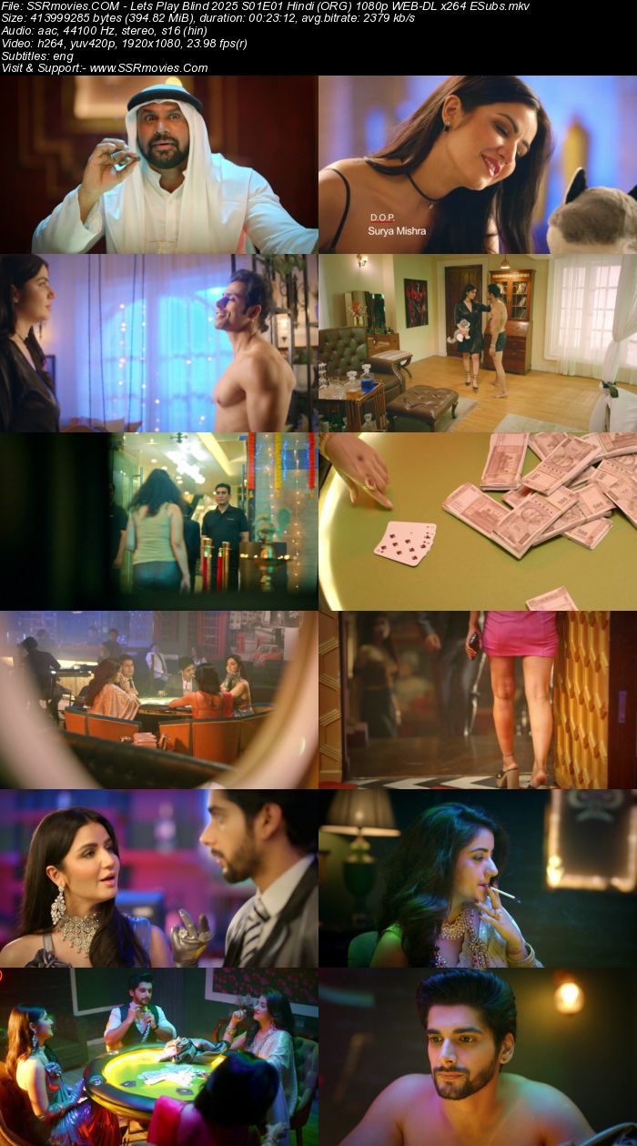 Let's Play Blind 2025 S01 Complete Hindi (ORG) 1080p 720p 480p WEB-DL x264 ESubs