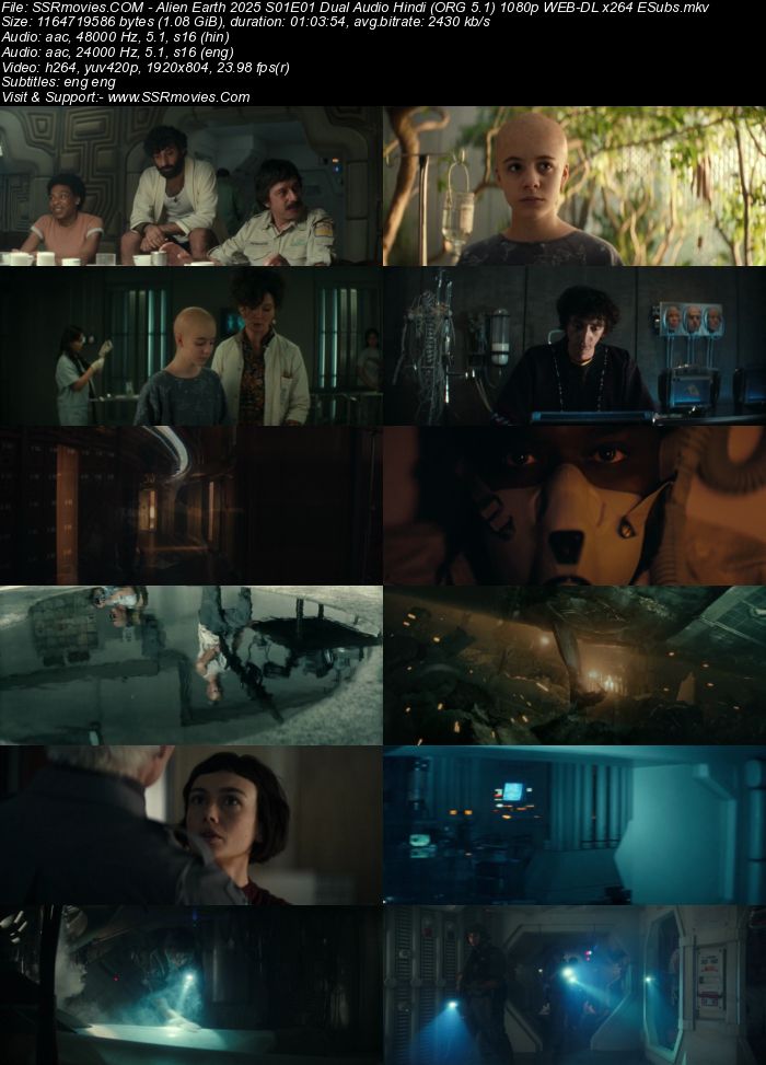 Alien: Earth 2025– Dual Audio Hindi (ORG 5.1) 1080p 720p 480p WEB-DL x264 ESubs