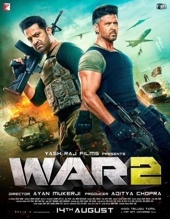War 2 2025 Hindi [ORG 2.0] 720p 1080p Pre-HDRip x264 Watch & Download