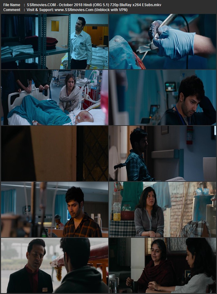 October 2018 Hindi (ORG 5.1) 1080p 720p 480p BluRay x264 ESubs