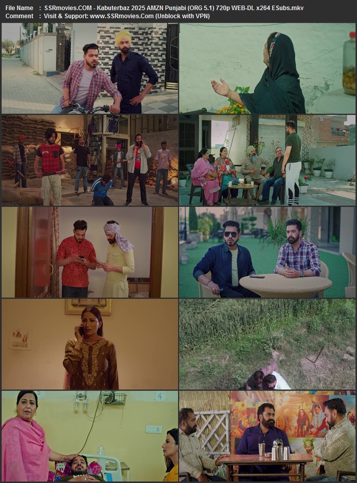 Kabutrabaaz 2025 Punjabi (ORG 5.1) 1080p 720p 480p WEB-DL x264 ESubs