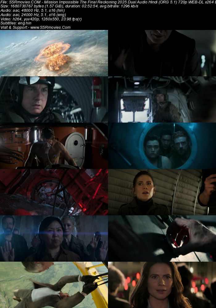 Mission: Impossible - The Final Reckoning 2025 IMAX Dual Audio Hindi (ORG 5.1) 4K 1080p 720p 480p WEB-DL x264 ESubs