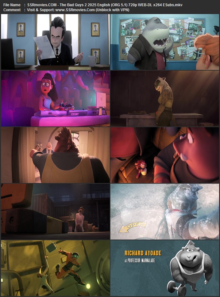 The Bad Guys 2 2025 English (ORG 5.1) 1080p 720p 480p WEB-DL x264 ESubs